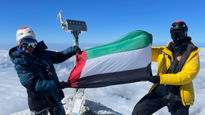 فاطمة العوضي.. أصغر إماراتية تتسلق أعلى قمة في أوروبا
