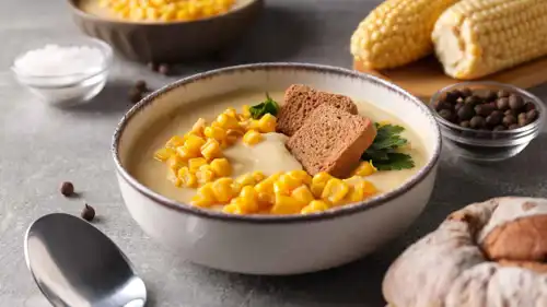 حضري شوربة الذرة السريعة.. وجبة خفيفة وصحية