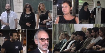 نجوم سوريا في عزاء شوقي الماجري.. منى واصف ودريد لحام في المقدّمة! 