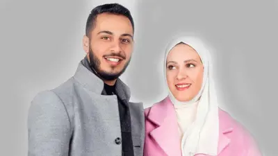 الوليد مقداد وزوجته 