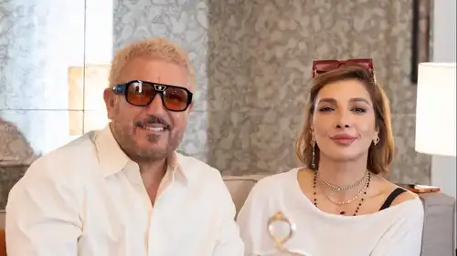 أصالة نصري تصل إلى عمّان برفقة زوجها فائق حسن