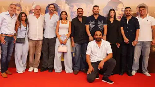 أبطال فيلم "درويش" في العرض الخاص