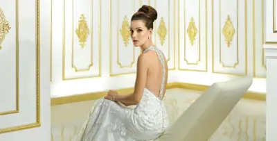 أحدث تشكيلة فساتين زفاف كوزموبيلا 2015