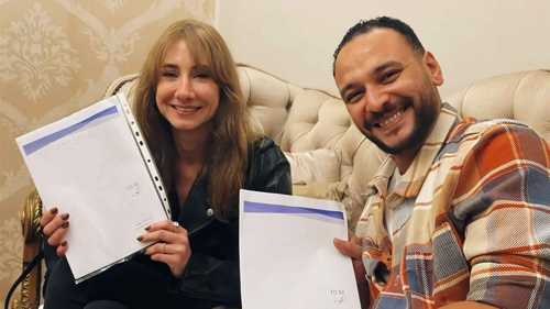 أحمد خالد صالح ودياموند بو عبود وشيرين في فيلم "أكون"