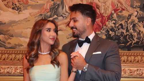 حفل زفاف وسام قطب وسارة سامي يلفت الأنظار بأجواء مليئة بالحب