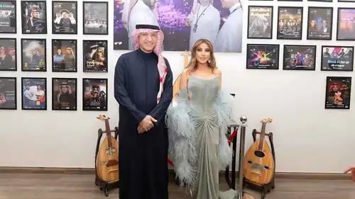 كواليس حفل نجوى كرم وآدم في موسم الرياض
