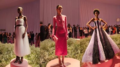 Carolina Herrera تفتتح عروض أسبوع دبي للموضة 