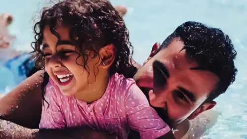 أحمد سعد وابنته