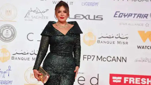 صابرين في العرض الخاص لفيلم بنات الباشا