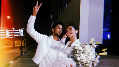 ليلى أحمد زاهر وزوجها هشام جمال