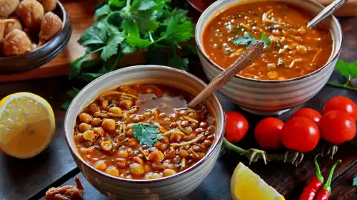 شوربة الحريرة المغربية بمذاق أصيل في رمضان