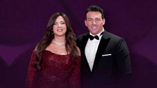 دنيا سمير غانم ترد عبر "فوشيا" على شائعات انفصالها عن رامي رضوان