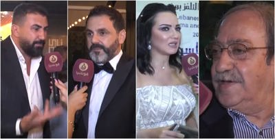 النجوم يتفاعلون بتكريمهم في مهرجان السينما والتلفزيون بلبنان.. ودريد لحّام: أنا خائف!