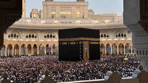 تعامد الشمس فوق الكعبة يوم عيد الأضحى 2026