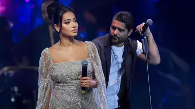 الفنانان ناصيف زيتون ورحمة رياض