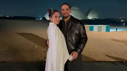 الفنانة رنا رئيس وزوجها