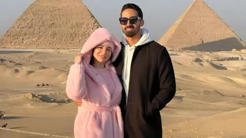 مي عز الدين وأحمد تيمور