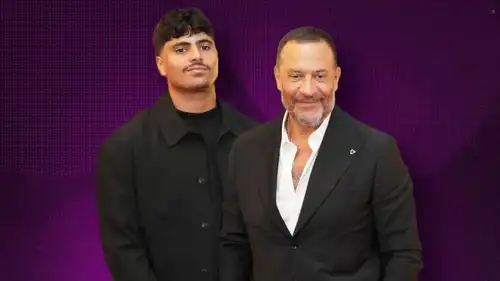 ماجد المصري ونجله آدم